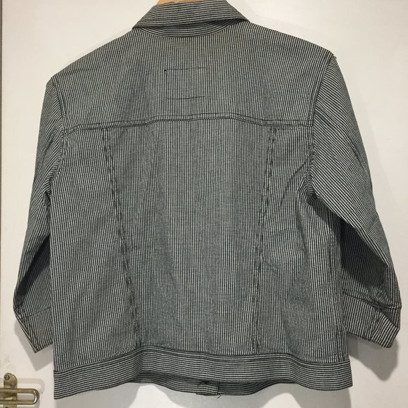 VINTAGE LIZ CLAIBORNE PLAID JACKET SIZE M - Picture 5 of 6